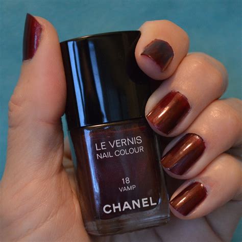 chanel vamp nail polish dupe